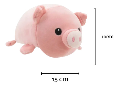 Mini Peluche Animales Kawaii 15cm Smoochy Pals Suaves Regalo Cerdito
