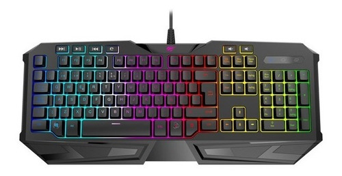 Teclado Gamer Havit Multimedia Retroiluminado, Usb