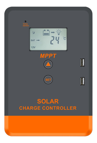 Controlador De Voltaje Mppt Panel Solar Automático De 12 Vol