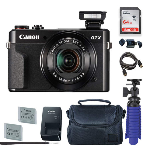 Canon Powershot - Cámara Digital G7 X Mark Ii Con Tarjeta .