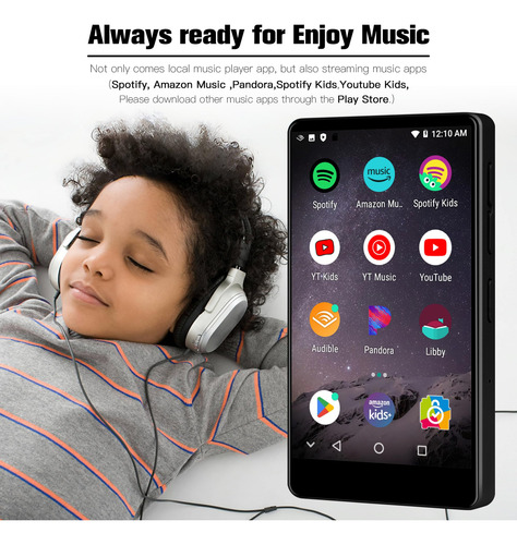 Reproductor Mp3 De 80 Gb Con Bluetooth Y Wifi, Reproducción