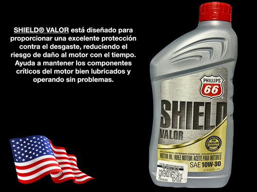 (5 Pzas) Aceite Para Motor 100% Sintético. Valor 10w-30
