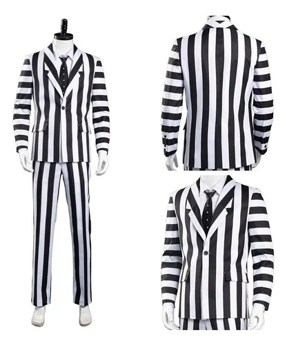 C Para Beetlejuice Adam Disfraz De Cosplay Para Hombre Traje