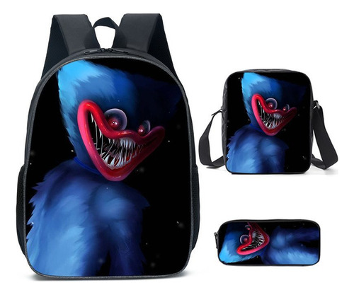 Set De 3 Mochilas Escolares Poppu Playtime