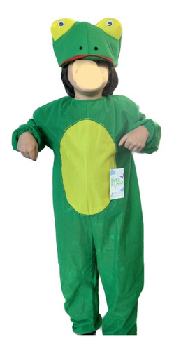 Disfraz Rana Primavera Traje Ranita Niño Sapo Verde