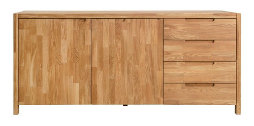 Imagen 2 de 4 de Mueble Aparador 100% Madera Maciza Roble Ref: Maciza63