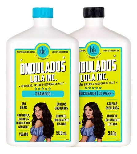 Kit Shampoo + Acondicionador Ondulados Lola Cgirl Leer Descr