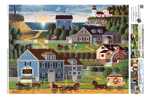 Rompecabezas Buffalo Games Charles Wysocki Sunset Bay 1000p