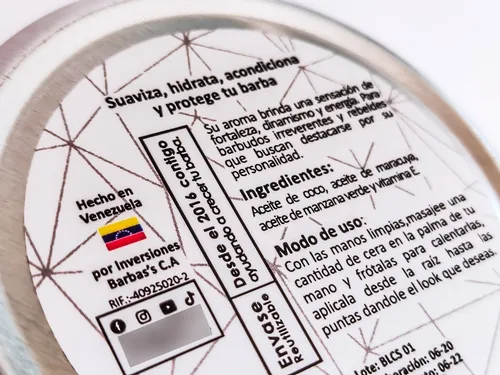 Cera Barbas's - Fragancia Energy