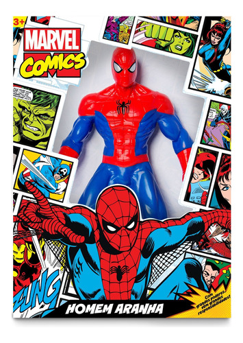 Muñeco Spiderman Comics- 50 Cm- Coleccionable- Original-