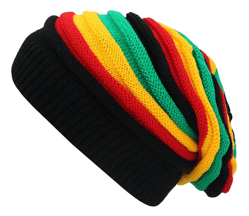 Gorra Unisex De Jamaica Reggae Rasta Slinky Beanie Multicol.