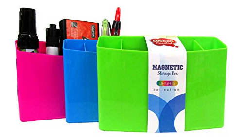 Caja Magnética Organizadora De Útiles Escolares - (3 Pack)