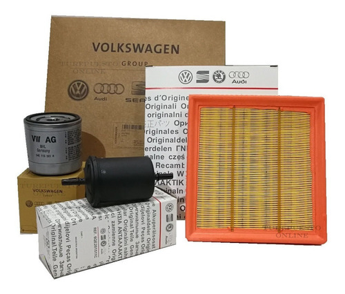 Kit Filtros Aire Aceite Nafta Vw Saveiro Cross 1.6 16v Msi