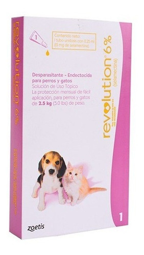 Pipeta Revolution Puppy Perro Y Gato Hasta 2.5kg Pethome