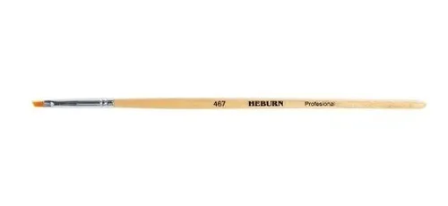 Heburn Pincel Angular Fibra Toray P/ Uñas Nail Art Cod 467