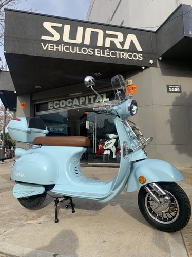 Imagen 5 de 25 de Scooter Electrico Vespa Sunra Litio Moto Electrica Retro