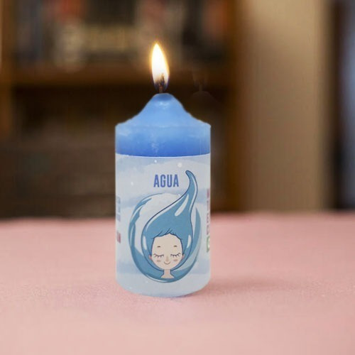 Imagen 3 de 7 de Velas Aromaticas X4 Elementos C/ Codigo Musica Spotify Relax