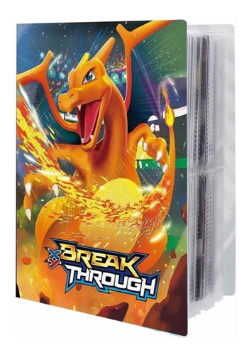 Álbum Para Cartas Pokémon, Pikachu Charizard