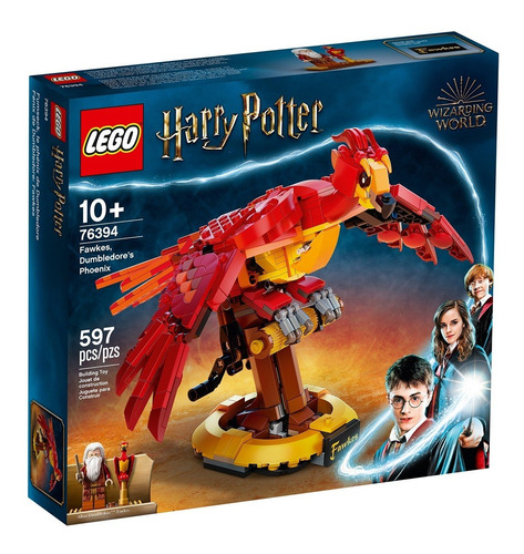 Lego Harry Potter Fawkes Fenix De Dumbledore 597pcs Febo