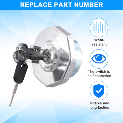 Tapa De Combustible F8car Con Llave Para Elf Npr Nqr 4hk1 8-