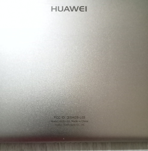 Carcasa Tapa Trasera Batería Huawei Qisags-l03 Mediapad T3 Plata (Usado)