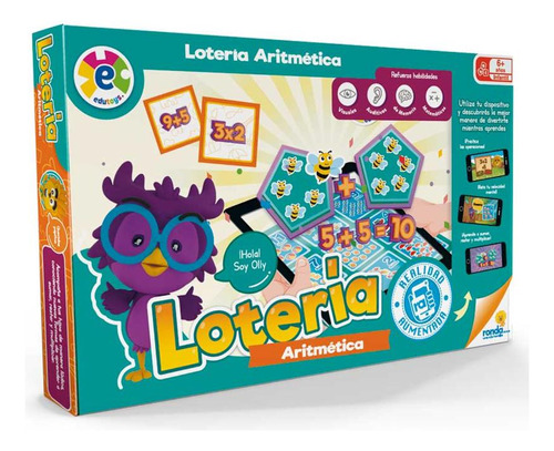 Juego De Mesa Lotería Aritmética Ronda Con App Oferta