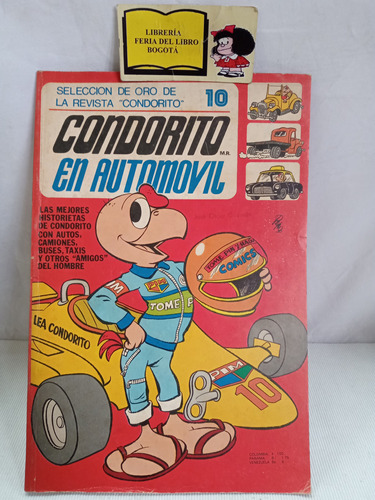 Condorito En Automóvil - Historieta - Cómic - Ed Pincel 1972