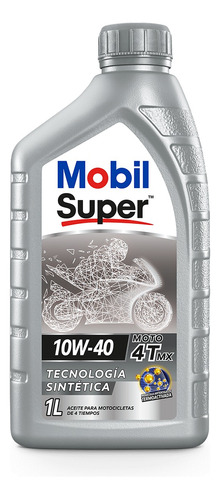 Aceite Mobil Super 10w40 4t Mx Semi-sinterico Original