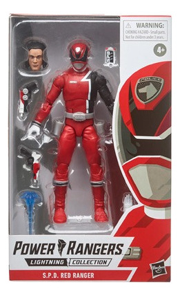 Figura Power Rangers Lightning Collection Spd Red Ranger