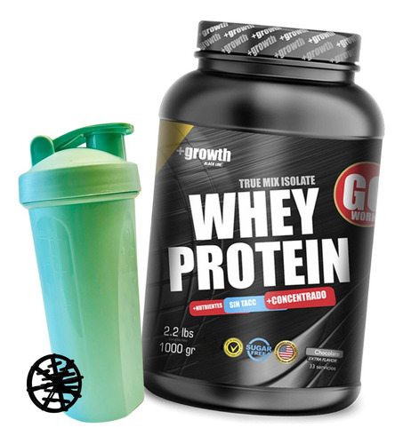 1k Whey Protein Mix Isolate+ Vaso Mezclador Proteínas !! 
