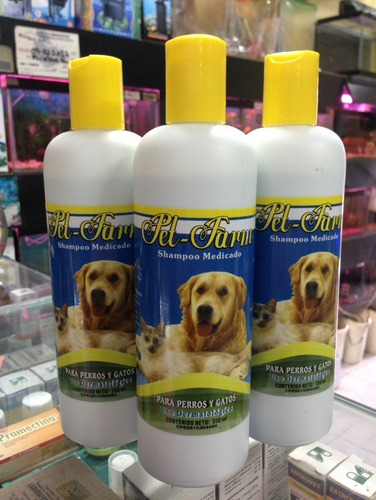 Shampoo Medicado Pet-farm Para Perros Y Gatos 350ml