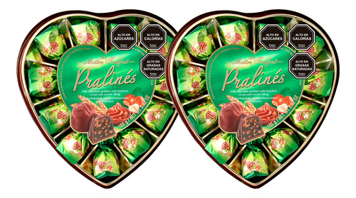 Pack 2 Bombones Pralinés Hazelnut Maitre Truffout 165 G