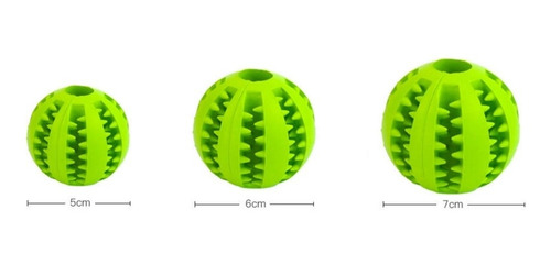Imagen 4 de 5 de Portu Pets Play & Brush Pelota Dental Para Perros Médium 6cm