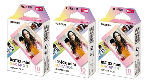 Rollo Fujifilm Instax Mini Macaron X3 U. Entrega Premium