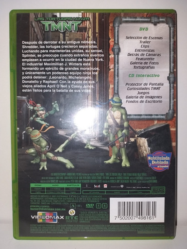 Las Tortugas Ninja Dvd Animada Excelente Tmnt (Usado)
