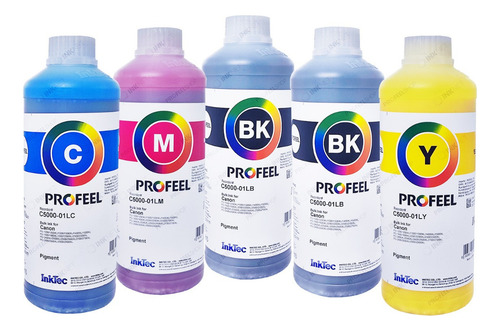 5l Tinta Pigmentada Profeel Para Maxify Gx6010 Gx7010 Bbcmy