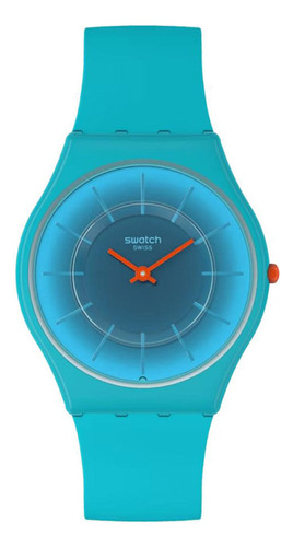 Reloj Swatch Radiantly Teal De Silicona Ss08n114