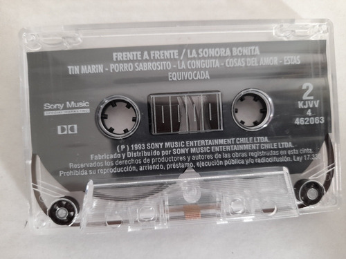 Cassette De La Sonora De Tommy Rey Frente A Frente (#1304 (Usado)