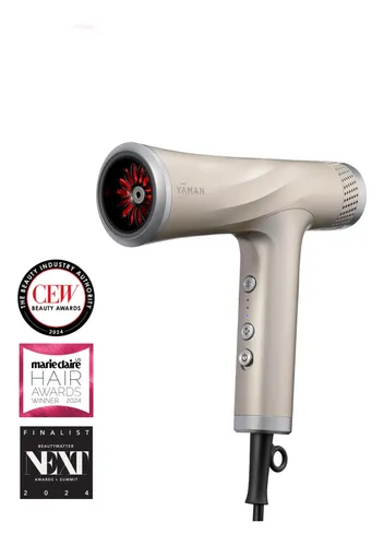 YA−MAN HC-20N1 GOLD Ya-man Blow Dryer With Scalp Massager Ionic Reset Technology