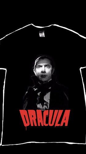 Dracula Playera Serigrafia Peliculas