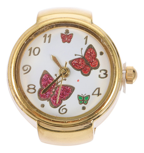 Reloj Con Anillo De Mariposas, Reloj De Dedo, A La Moda