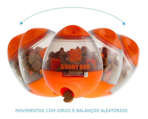 Brinquedo Ddr Solta Ração E Petisco | Dispenser Buddy Toys
