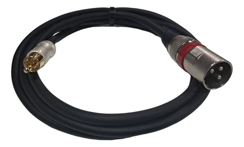 Cable Canon Xlr Macho A Rca 6mts