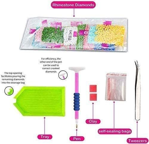 Imagen 6 de 7 de Pintura De Diamantes 5d Diseño Stitch U