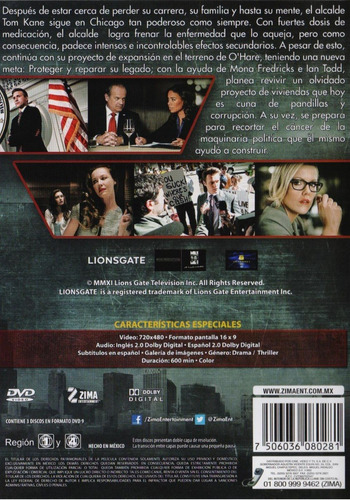 Boss Segunda Temporada 2 Dos Dvd