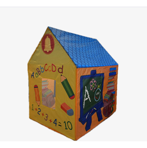 Casita, Carpa, Infantil Con Tema Escolar