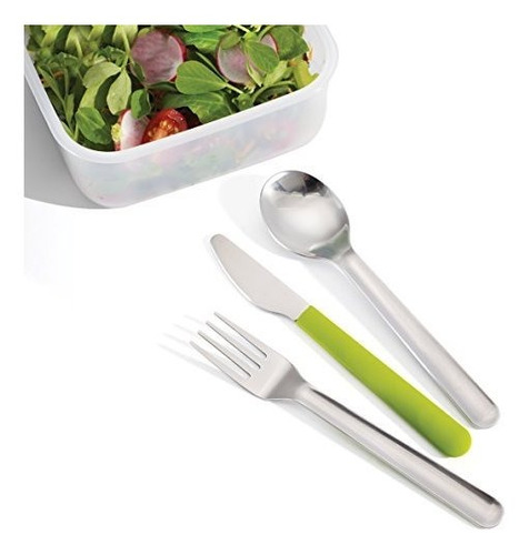 Joseph Goeat Lonchera Compacta 2 1. Set Cubierto Verde