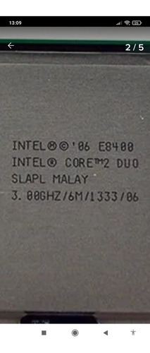 Imagem 2 de 2 de Processador Gamer 3ghz 6 Mb Memória Cache Core2duo E8400