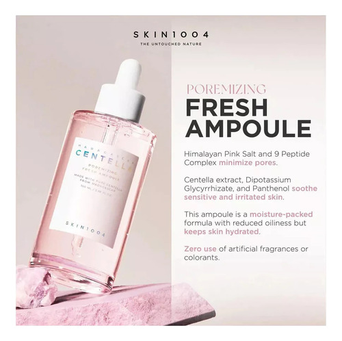 Para Skin1004 Centella Poremizing Fresh Ampoule Y Clay Mask