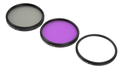 Kit De Lentes Con Filtro Fld, Protector Uv, Juego De Polariz